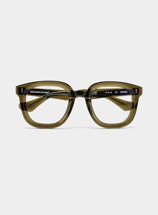 Очки Bonnie Clyde Playfight Dark Green and Clear Lens