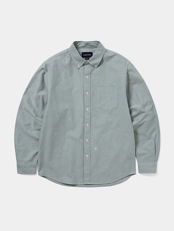 Рубашка thisisneverthat Oxford Shirt Green