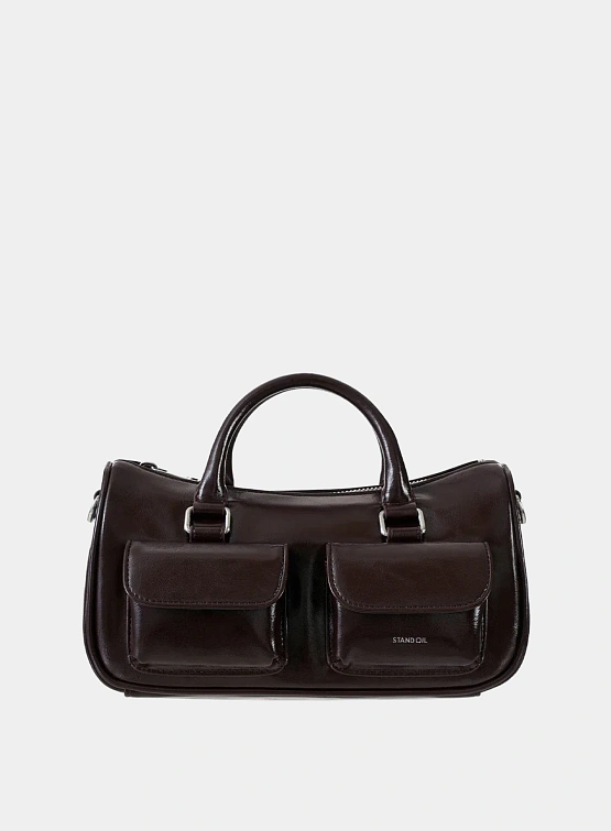 Женская сумка STAND OIL Chubby Half Bag Marron