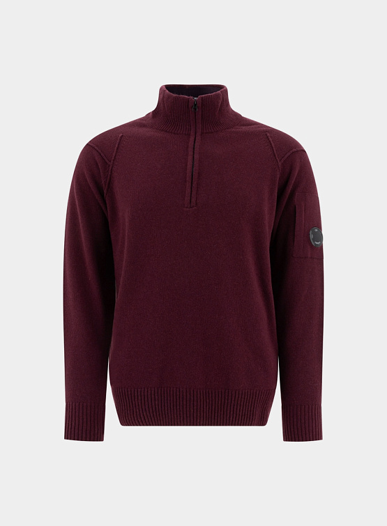 Халф-зип C.P. Company Lambswool GRS Knit Potent Purple