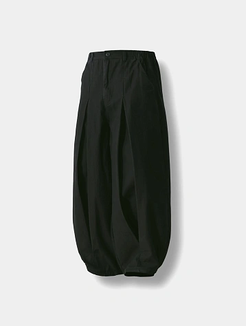 Брюки ANGLAN Long Tuck Wing Balloon Pants Black