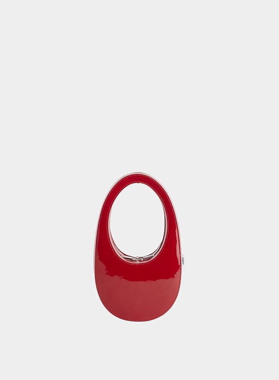 Сумка Coperni Patent Mini Swipe Bag Red