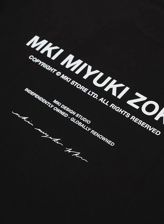 Футболка MKI MIYUKI ZOKU Design Studio Black