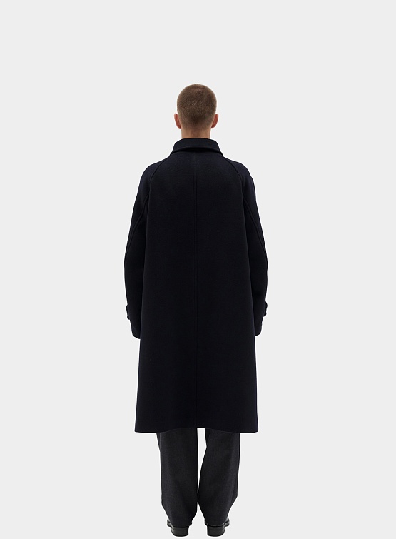 Пальто BROWNYARD Balmacaan Coat Dark Navy