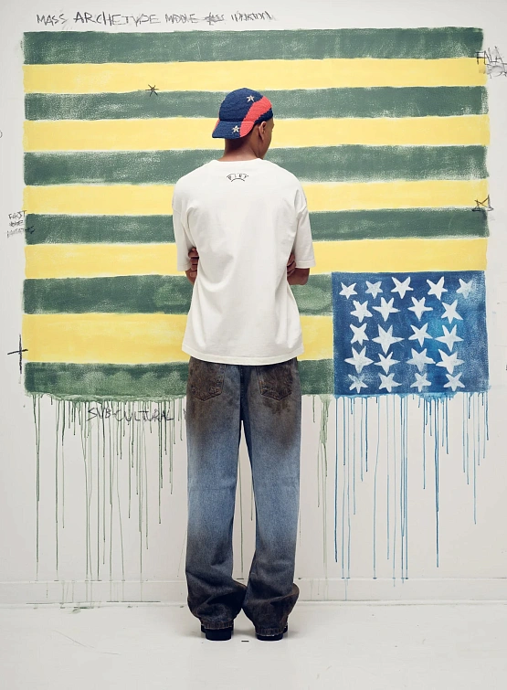 Футболка PIET Illustrated Bone White