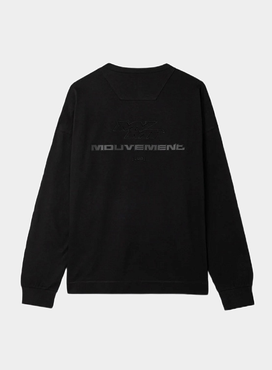 Лонгслив JUUN.J Lettering Long Sleeve Black