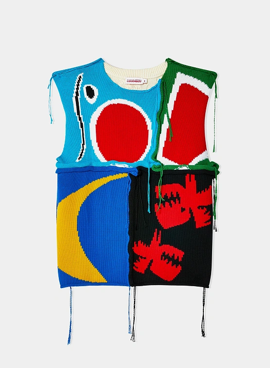 Жилет Charles Jeffrey Loverboy Patch Cable Vest Knit