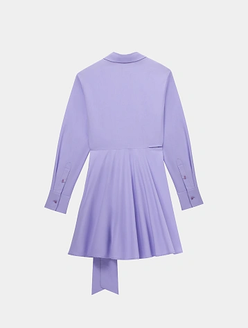 Платье MSGM Cotton Poplin Lilac