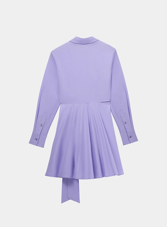 Платье MSGM Cotton Poplin Lilac