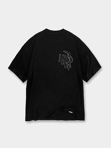 Футболка Represent Clo Assembly Outline Jet Black