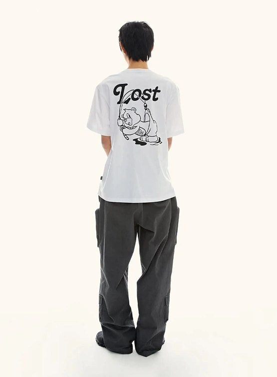 Футболка LMC Fishing Bear Tee White