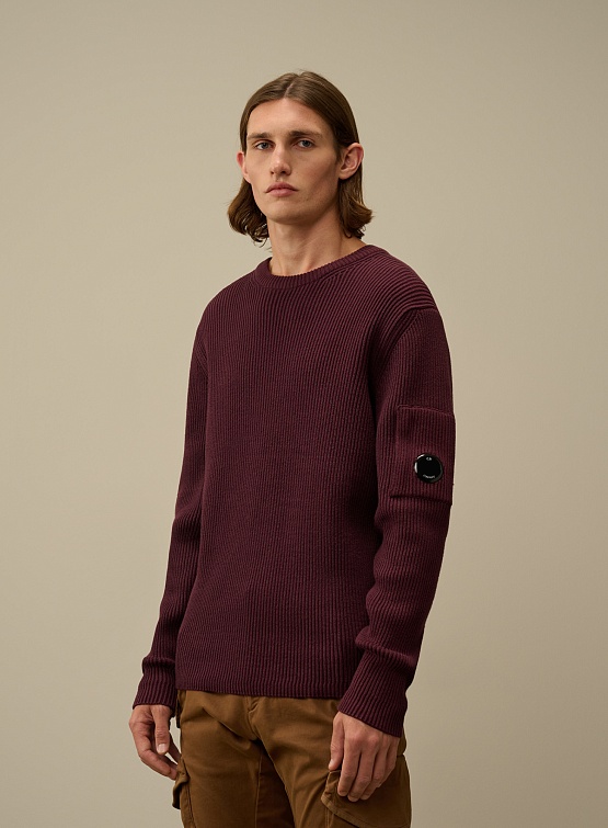 Джемпер C.P. Company Full Rib Knit Potent Purple