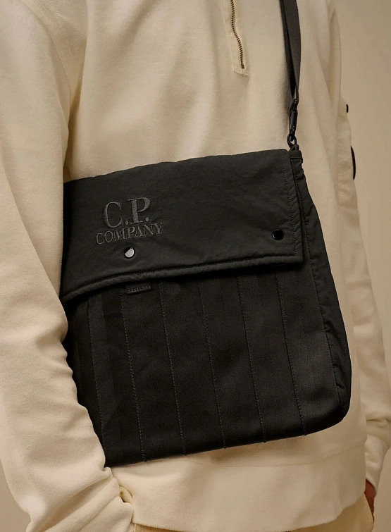 Сумка C.P. Company Herringbone Shoulder Black