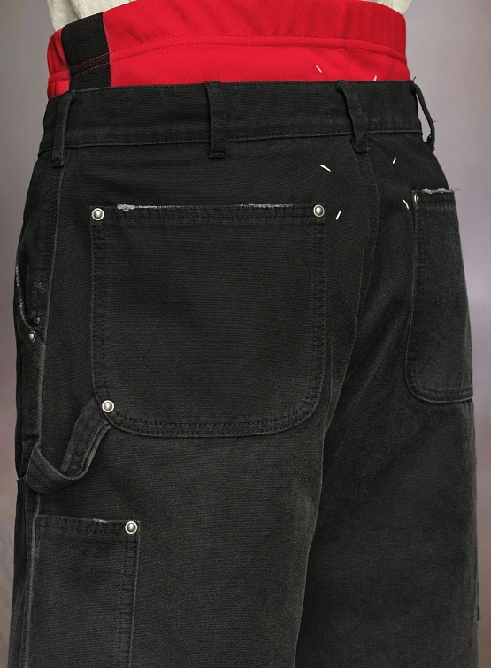 Шорты Maison Margiela Stud Denim Black