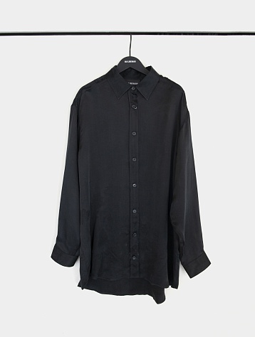 Женская рубашка Han Kjøbenhavn Cupro Boyfriend Shirt Black