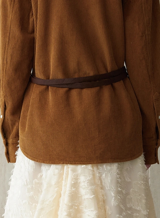 Ремень EPINGLER  2-Line Leather Brown