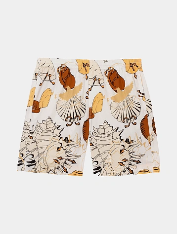 Шорты MSGM Punky Shells White