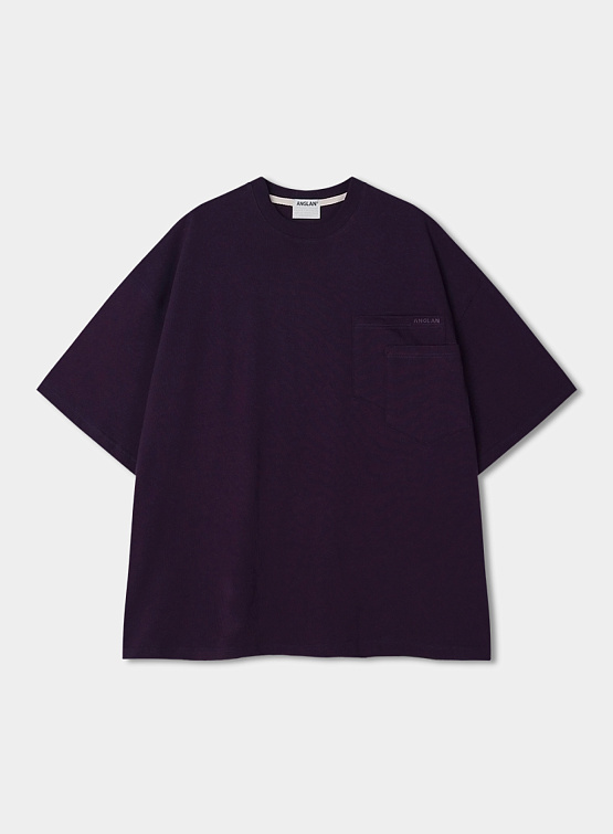 Футболка ANGLAN Double Pocket Half Tee Purple