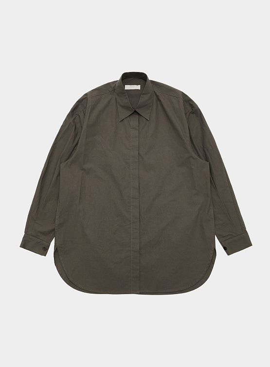 Женская рубашка AMOMENTO Oversized Shirts Dark Brown