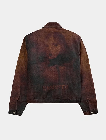 Овершот KidSuper Printed Distressed Burnt Red