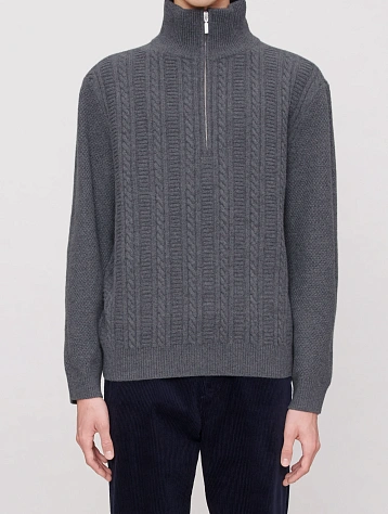 Джемпер A.P.C. Theo Sweater Anthracite