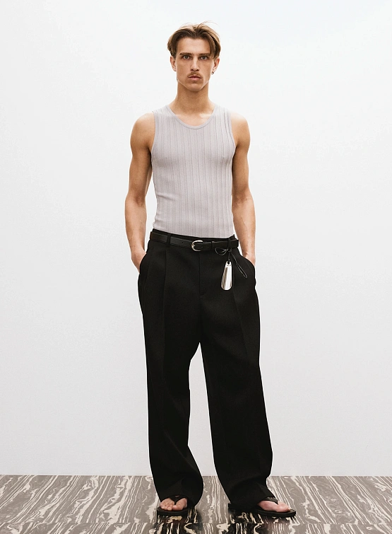 Брюки Recto Double Pleated Wide Black