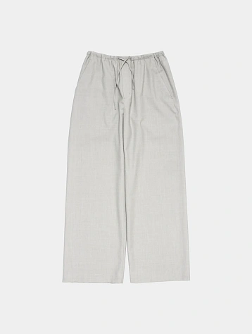 Брюки AMOMENTO Wool Banding Pants Beige