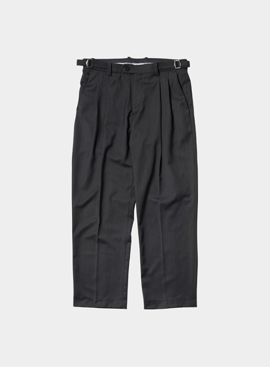 Брюки FrizmWORKS Side Adjust Two Tuck Slacks Charcoal