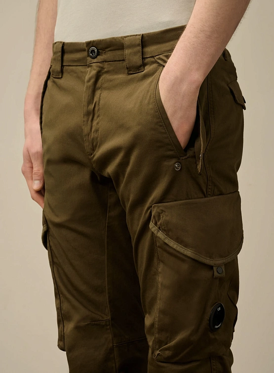 Брюки C.P. Company Stretch Sateen Utility Ivy Green