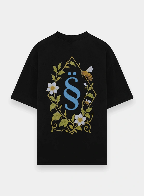 Футболка Studio Slow x ÖMANKÖ Logo T-Shirt Black