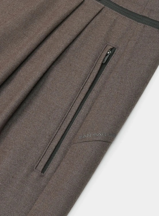 Брюки SAN SAN GEAR Wide Pants Brown