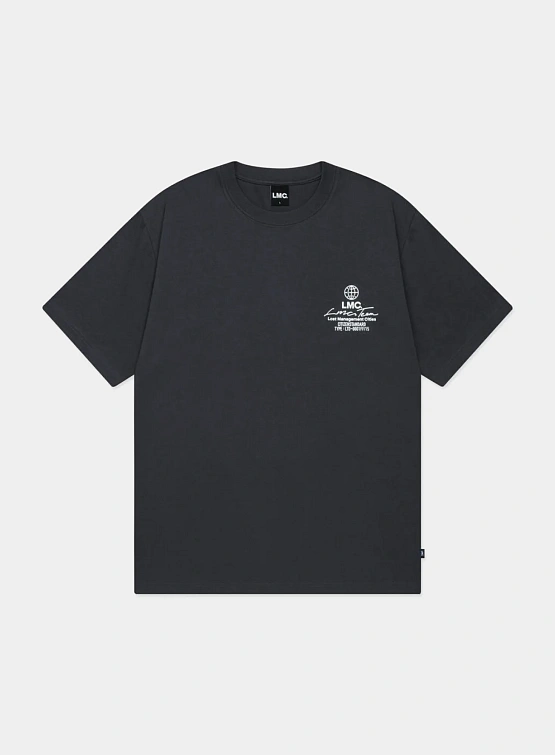 Футболка LMC Signature Globe Tee Charcoal