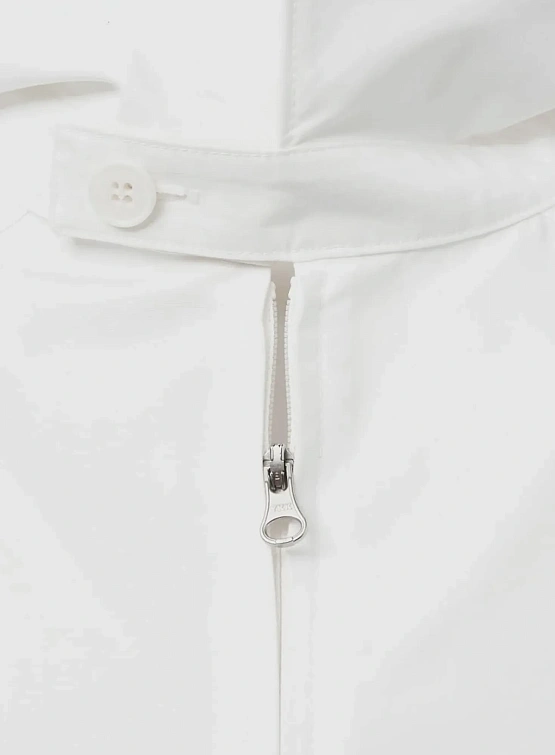 Овершот AMOMENTO Raglan Oversized Zip-Up White