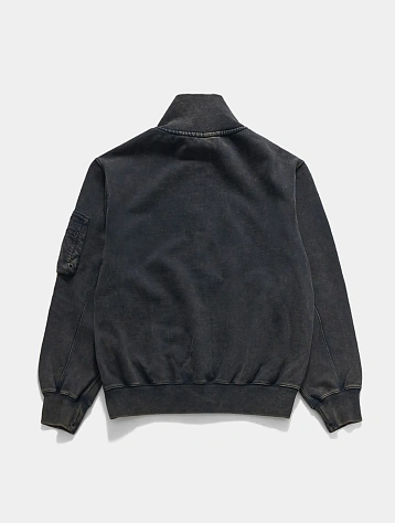 Толстовка на молнии EASTLOGUE Flight Zip Up Vintage Charcoal