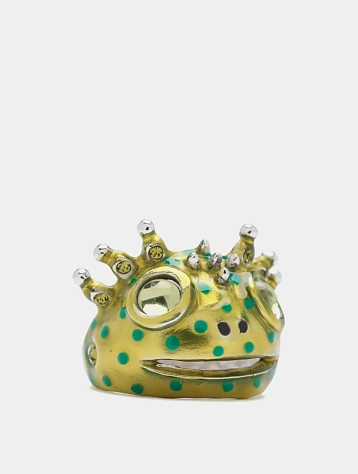 Кольцо Collina Strada Axoltl Lime Dots