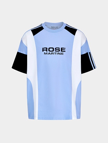 Футболка Martine Rose Oversized Panelled Blue/White/Black