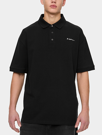 Футболка Han Kjøbenhavn Pique Polo Tee Black