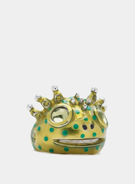 Кольцо Collina Strada Axoltl Lime Dots