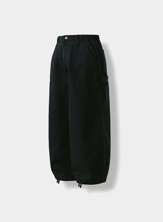 Брюки ANGLAN Double Fatigue Balloon Pants Black