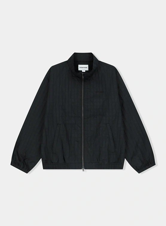Ветровка YESEYESEE Windowpane Zip Blouson Black