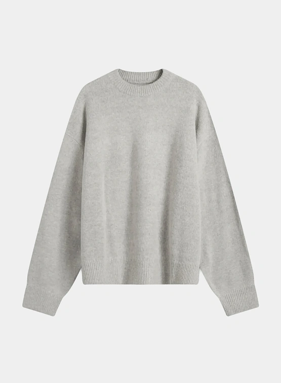 Свитшот MKI MIYUKI ZOKU Mohair Blend Knit Light Grey