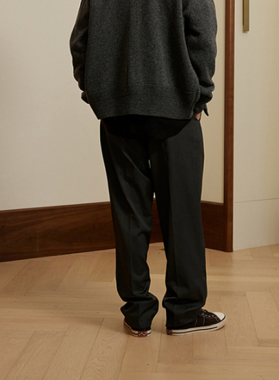 Брюки FrizmWORKS Side Adjust Two Tuck Slacks Charcoal