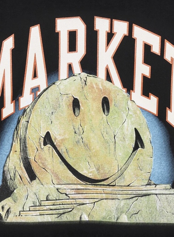 Футболка MARKET Smiley Out Of Body Washed Black