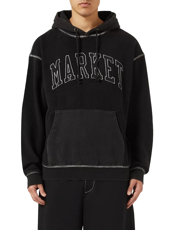 Худи MARKET Reverse Arc Hoodie Washed Black