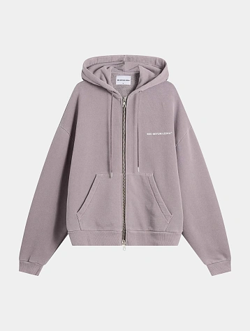 Зип-худи MKI MIYUKI ZOKU Uniform Zip Hoody Pigment Raisin