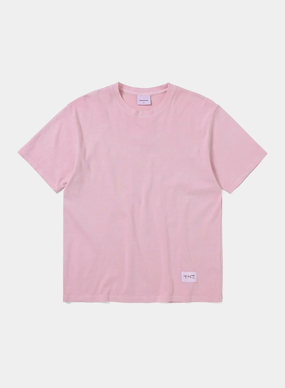 Футболка thisisneverthat TNT Jacquard Tee Pink