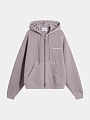 зип-худи mki miyuki zoku uniform zip hoody pigment raisin