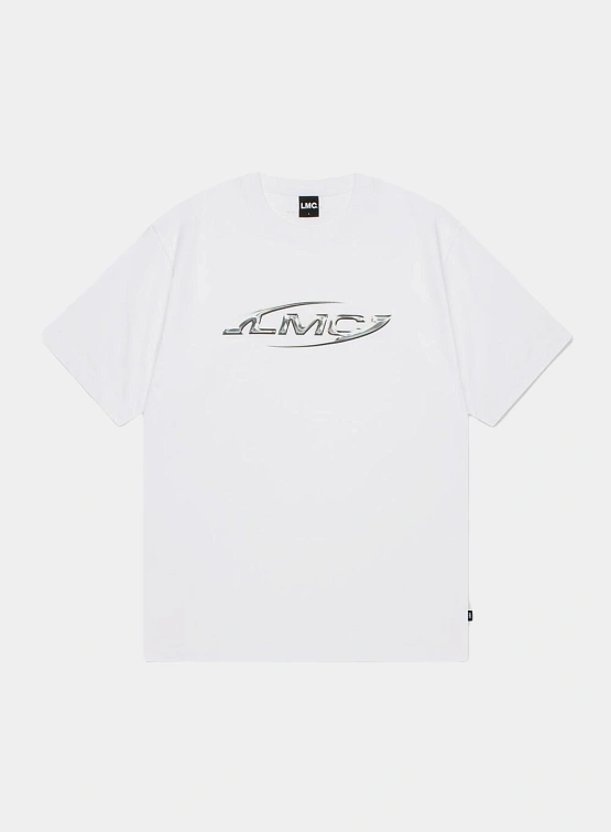 Футболка LMC 3D Metallic Logo Tee White