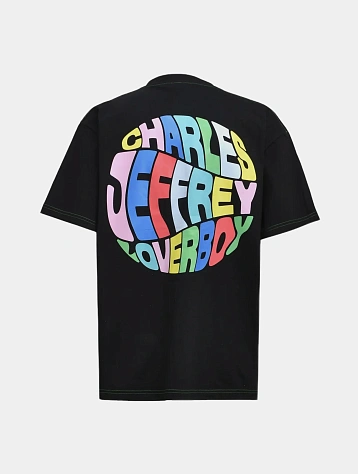 Футболка Charles Jeffrey Loverboy Printed Logo Black