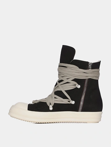Кеды RICK OWENS DRKSHDW Megalaced Low Dirty Black/Milk